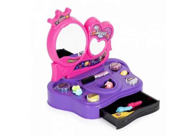 Masuta cu accesorii pentru make-up si tatuaje Ecotoys HC577340