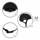 Casca de protectie pentru copii Kidwell ORIX II marimea M 52-56 cm - Black Mat