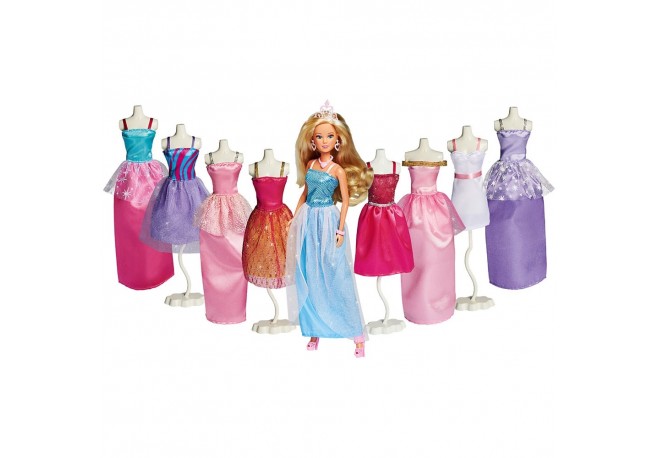 Papusa Simba Steffi Love Fashion Deluxe 29 cm cu accesorii