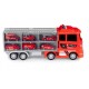 Set de remorcare de 6 masinute Ecotoys HC484968 - Pompieri
