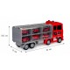Set de remorcare de 6 masinute Ecotoys HC484968 - Pompieri