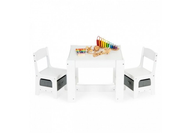 Set de masa cu doua scaune pentru copii Ecotoys FH-KR200010