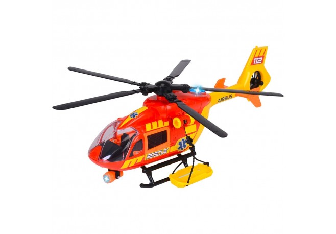 Elicopter de salvare Dickie Toys Airbus H145 1:36 36 cm cu lumini si sunete