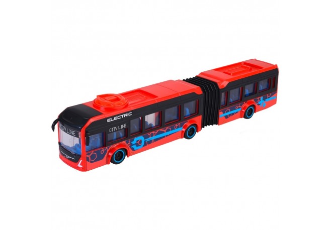 Autobuz Dickie Toys Volvo City Bus 40 cm rosu