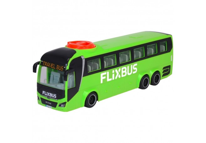Autobuz Dickie Toys MAN Lion's Coach 265 cm Flixbus verde