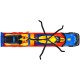 Set Dickie Toys Rescue Transporter 40 cm cu camion masina elicopter si accesorii