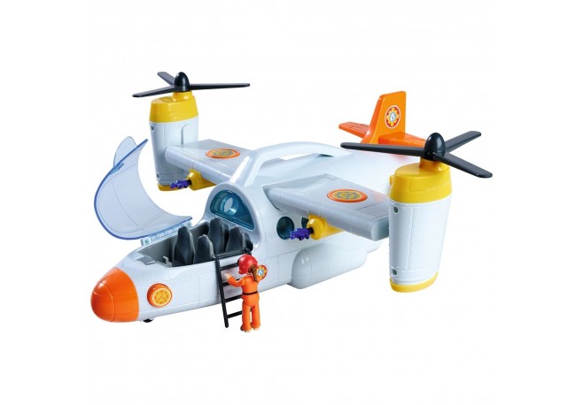 Avion Simba Fireman Sam Swift Rescue 42 cm cu figurine si accesorii