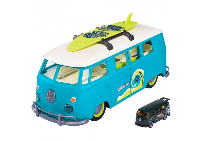 Set Majorette VW The Originals T1 Carry Case cu 2 vehicule
