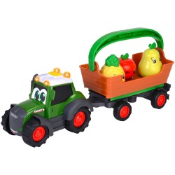Tractor Simba ABC Freddy Fruit Trailer 30 cm cu lumini sunete si accesorii