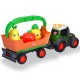 Tractor Simba ABC Freddy Fruit Trailer 30 cm cu lumini sunete si accesorii