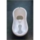 Cadita Cu doua parti antiderapante Cu dop Conform cu standardul european de securitate EN 17072:2018 FreeON 81x41x24 cm White