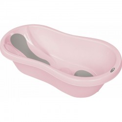 Cadita Cu doua parti antiderapante Cu dop Conform cu standardul european de securitate EN 17072:2018 FreeON 81x41x24 cm Pink