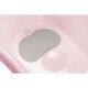 Cadita Cu doua parti antiderapante Cu dop Conform cu standardul european de securitate EN 17072:2018 FreeON 81x41x24 cm Pink