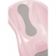 Cadita Cu doua parti antiderapante Cu dop Conform cu standardul european de securitate EN 17072:2018 FreeON 81x41x24 cm Pink