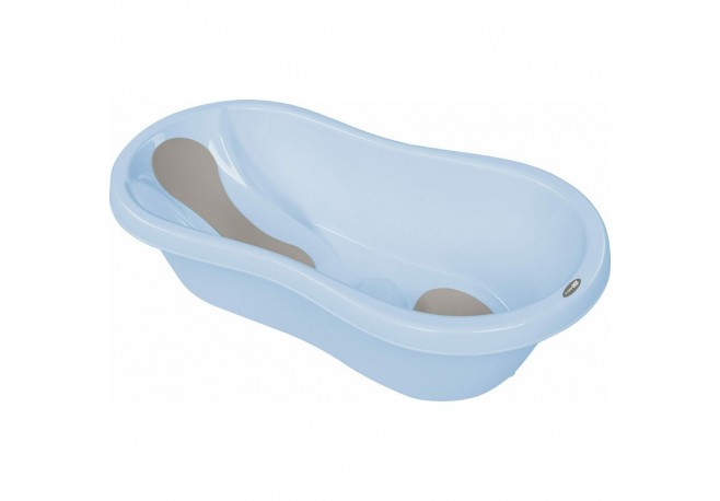 Cadita Cu doua parti antiderapante Cu dop Conform cu standardul european de securitate EN 17072:2018 FreeON 81x41x24 cm Blue