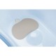 Cadita Cu doua parti antiderapante Cu dop Conform cu standardul european de securitate EN 17072:2018 FreeON 81x41x24 cm Blue