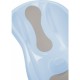 Cadita Cu doua parti antiderapante Cu dop Conform cu standardul european de securitate EN 17072:2018 FreeON 81x41x24 cm Blue