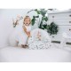 Fotoliu din burete pentru copii Green Magic Bubaba 9 luni - 5 ani Cu Husa detasabila