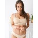 Sutien pentru alaptat Klara Din 90% poliamida si 10% elastan Masura L Beige