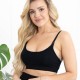 Sutien pentru alaptat Agnes Din 95% bumbac si 5% elastan Masura L Black