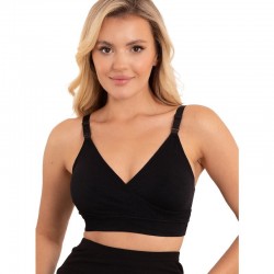 Sutien pentru alaptat Valentina Din 92% poliamida si 8% elastan Masura S/M Black
