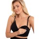 Sutien pentru alaptat Valentina Din 92% poliamida si 8% elastan Masura S/M Black