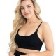Sutien pentru alaptat Valentina Din 92% poliamida si 8% elastan Masura S/M Black