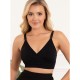 Sutien pentru alaptat Valentina Din 92% poliamida si 8% elastan Masura S/M Black