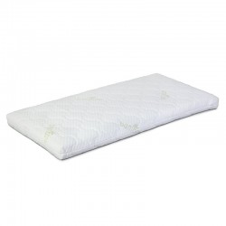Saltea pentru patut YappyPremiumEco din materiale ecologice Din sisal si peri de cal Cu husa din bambus YappyKids 120x60x9 cm Al