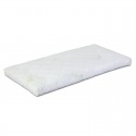 Saltea pentru patut YappyPremiumEco din materiale ecologice Din sisal si peri de cal Cu husa din bambus YappyKids 120x60x9 cm Al