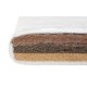 Saltea pentru patut YappyPremiumEco din materiale ecologice Din sisal si peri de cal Cu husa din bambus YappyKids 120x60x9 cm Al