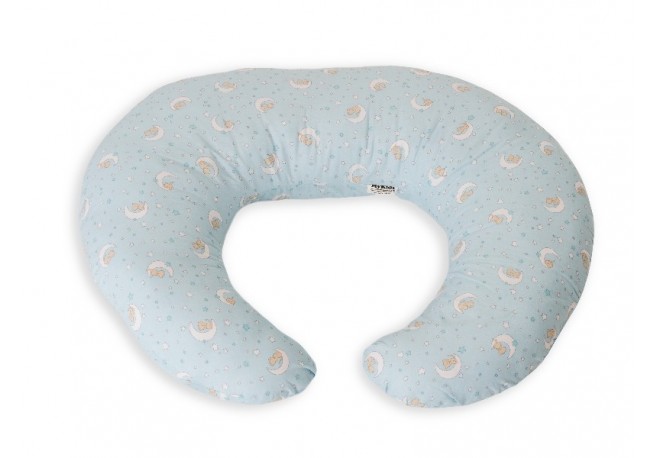 Perna De Alaptare Mica MyKids Cat On Moon Blue
