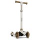 Lionelo - Trotineta pentru copii Jessy Pliabila Pana la 50 Kg Cu design ergonomic Cu lumini LED 56 x 26 x 67-82 cm 3 ani+ Maro