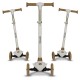 Lionelo - Trotineta pentru copii Jessy Pliabila Pana la 50 Kg Cu design ergonomic Cu lumini LED 56 x 26 x 67-82 cm 3 ani+ Maro