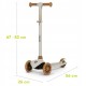 Lionelo - Trotineta pentru copii Jessy Pliabila Pana la 50 Kg Cu design ergonomic Cu lumini LED 56 x 26 x 67-82 cm 3 ani+ Maro