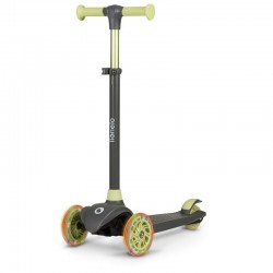 Lionelo - Trotineta pentru copii Jessy Pliabila Pana la 50 Kg Cu design ergonomic Cu lumini LED 56 x 26 x 67-82 cm 3 ani+ Verde