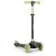 Lionelo - Trotineta pentru copii Jessy Pliabila Pana la 50 Kg Cu design ergonomic Cu lumini LED 56 x 26 x 67-82 cm 3 ani+ Verde