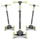 Lionelo - Trotineta pentru copii Jessy Pliabila Pana la 50 Kg Cu design ergonomic Cu lumini LED 56 x 26 x 67-82 cm 3 ani+ Verde