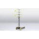 Lionelo - Trotineta pentru copii Jessy Pliabila Pana la 50 Kg Cu design ergonomic Cu lumini LED 56 x 26 x 67-82 cm 3 ani+ Verde