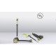 Lionelo - Trotineta pentru copii Jessy Pliabila Pana la 50 Kg Cu design ergonomic Cu lumini LED 56 x 26 x 67-82 cm 3 ani+ Verde