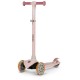 Lionelo - Trotineta pentru copii Jessy Pliabila Pana la 50 Kg Cu design ergonomic Cu lumini LED 56 x 26 x 67-82 cm 3 ani+ Roz