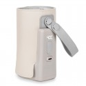 Lionelo - Incalzitor biberoane ThermUp Go Plus Portabil Cu aspect elegant Temperatura constanta pana la 24 h Incarcare USB Bej