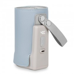 Lionelo - Incalzitor biberoane ThermUp Go Plus Portabil Cu aspect elegant Temperatura constanta pana la 24 h Incarcare USB Albas