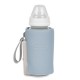 Lionelo - Incalzitor biberoane ThermUp Go Plus Portabil Cu aspect elegant Temperatura constanta pana la 24 h Incarcare USB Albas