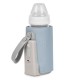 Lionelo - Incalzitor biberoane ThermUp Go Plus Portabil Cu aspect elegant Temperatura constanta pana la 24 h Incarcare USB Albas