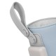 Lionelo - Incalzitor biberoane ThermUp Go Plus Portabil Cu aspect elegant Temperatura constanta pana la 24 h Incarcare USB Albas