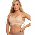 Sutien pentru alaptat Agnes Din 95% bumbac si 5% elastan Masura L Beige