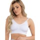 Sutien pentru alaptat Nauru Din 92% poliamida 8% elastan Masura M/L White