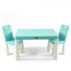 Set masa copii si scaune MyKids 04680/7 Turqoise
