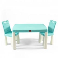Set masa copii si scaune MyKids 04680/7 Turqoise